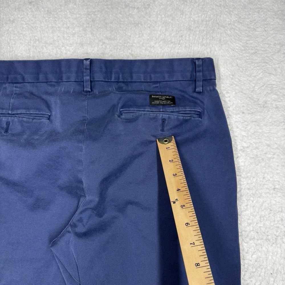 Banana Republic Aiden Chino Casual Pants Blue Men's Size 33x34
